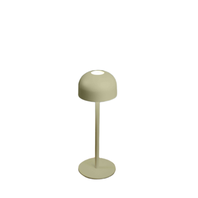Lampa stołowa LED grzybek 9 x 25 cm 5 V zielona MN005