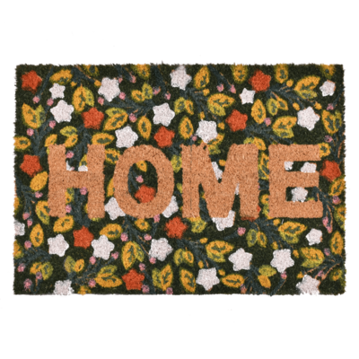 Wycieraczka kokosowa z nadrukiem Home Natura 40 x 60 cm wielokolorowy
