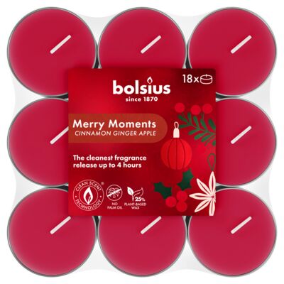 Podgrzewacze Zapachowe 4h Merry Moments 18 szt. bolsius