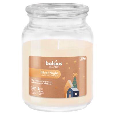 Świeca zapachowa w słoiku z pokrywką 135/100 LE Silent Night bolsius