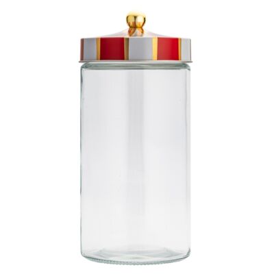 Pojemnik do przechowywania biało-czerwony 1,7 l dek. CIRCUS Altom Design