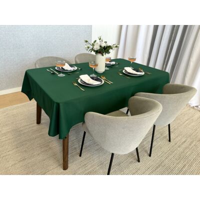 Obrus plamoodporny Surbo 140 x 240 cm Zieleń Butelkowa