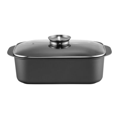 Brytfanna Magnat z pokrywą z powłoką Ilag Premium i Aroma Knob System 40 x 26 cm 7,5 l AMBITION