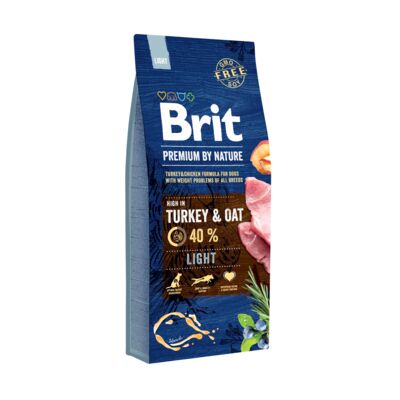 Karma sucha dla psa Brit premium by nature light 15 kg