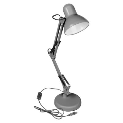 Lampka biurkowa składana E27 szara 40 W 230 V