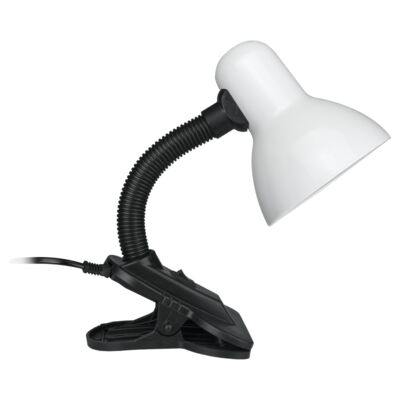 Lampka E27 z klipsem czarno-biała 40 W 230 V