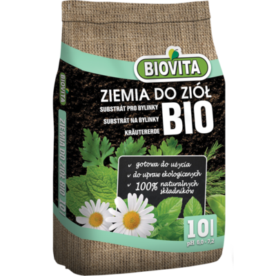 Ziemia do ziół BIO 10 l BIOVITA