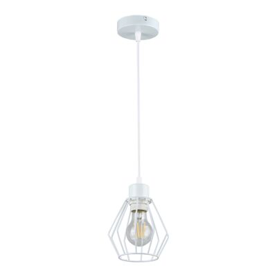 Oprawa wisząca 1 x E27 biała 12 W 230 V DPM