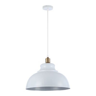 Lampa wisząca 1 x E27 biała 12 W 230 V IP20 DPM