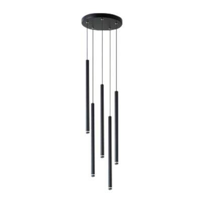Lampa wisząca 5 x G9 czarna 35 W 230 V IP20 DPM