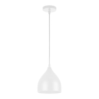 Lampa wisząca 1 x E27 biała 12 W 230 V IP20 DPM