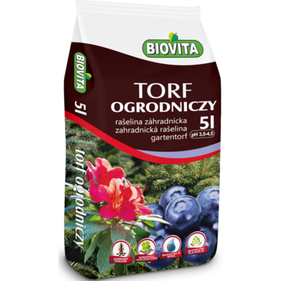 Torf ogrodniczy kwaśny 5 l BIOVITA