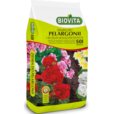 Ziemia do pelargonii 50 l BIOVITA