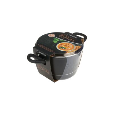 Garnek wysoki Royal 20 cm 3,2 L czarny