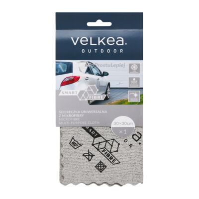 Ściereczka uniwersalna outdoor 30 x 30 cm szary