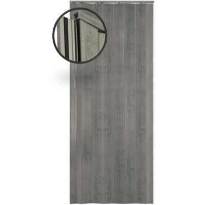 Drzwi harmonijkowe ST3AM 83 x 202,5 cm szara oliwka