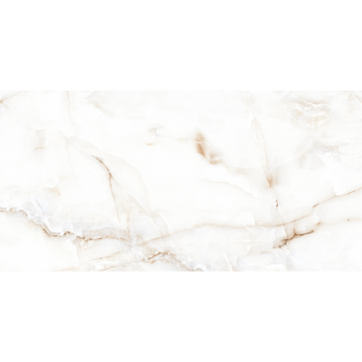 Gres szkliwiony Onyx Snow 60 x 120 cm 7 mm rektyfikowany polerowany EGEN