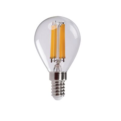 Żarówka LED KB G45F 7W E14 ciepły transparentny KINGBERRY