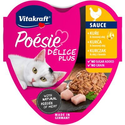 Karma dla kota POESIE DELICE PLUS kurczak 85 g Vitakraft
