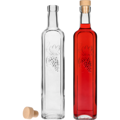 Butelka NieWINNA 500 ml z korkiem 1 sztuka