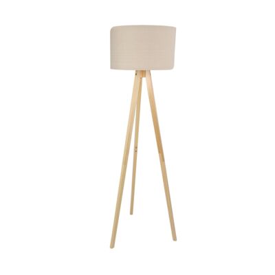 Lampa podłogowa Relmar E27 144 cm beżowy KINGBERRY