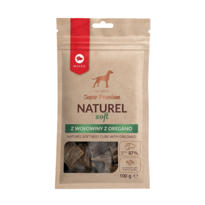 Przysmak dla psa wołowina z oregano Naturel Soft 100 g Maced