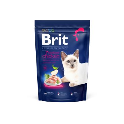 Zestaw 2 opakowań karmy suchej dla kociąt Sterilized Chicken 1,5 kg Brit PREMIUM