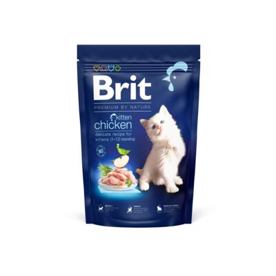 Zestaw 2 opakowań karmy suchej dla kociąt Kitten 1,5 kg Brit PREMIUM