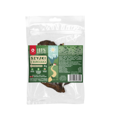 Przysmak dla psa 100% NATURA kurze szyjki 75 g Maced