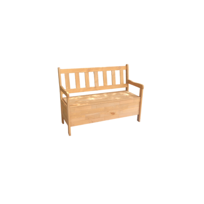 Ławka ze schowkiem sosna 117 x 48 x wys. 80 cm