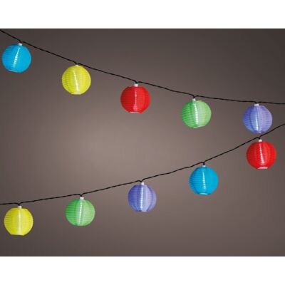 Girlanda lampki solarne LED latarenki śr.7,5 x 450 cm