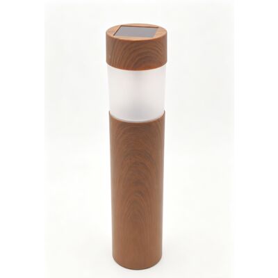 Lampka solarna słupek imitacja drewna 6,3 x 38,5 cm