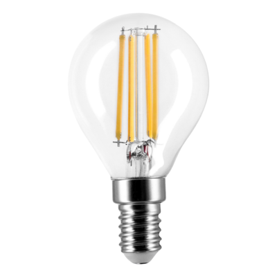 Żarówka LED filament E14 G45 4W WW
