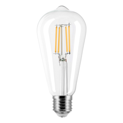 Żarówka LED filament E27 St64 7W WW