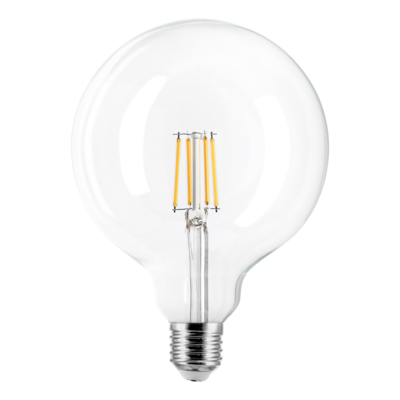 Żarówka LED filament E27 G125 7W WW