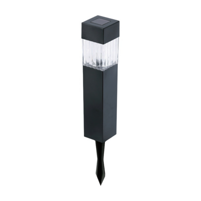 Lampka solarna słupek 4,7 x 4,7 x 31,5 cm czarny