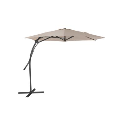 Parasol ogrodowy boczny 300 cm beżowy