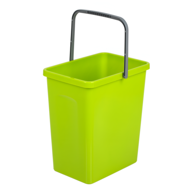 Pojemnik do segregacji z rączką 10 l zielony