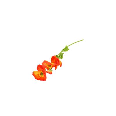 Kwiat sztuczny 60 cm pomarańczowy