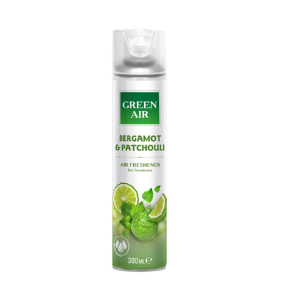 Odświeżacz spray Green Air 300 ml BERGAMOT PATCHOULI
