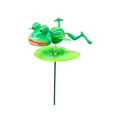 Żaba metal pik ogrodowy 46 cm