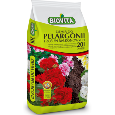 Ziemia do pelargonii 20 l BIOVITA