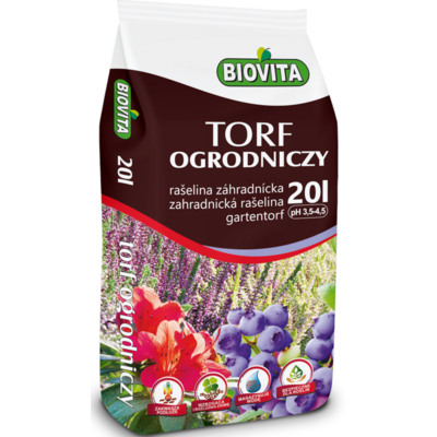 Torf ogrodniczy kwaśny 20 l BIOVITA