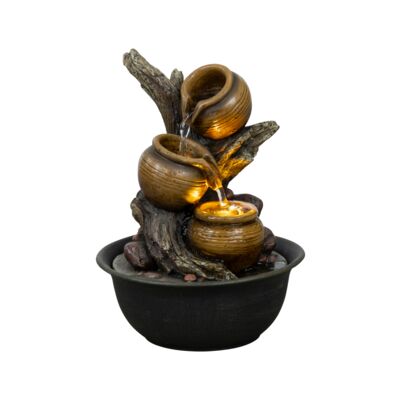 Fontanna ogrodowa LED wys. 25,5 cm
