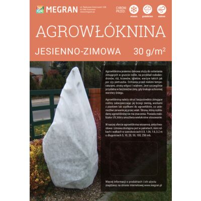 Agrowłóknina P30 jesienno-zimowa 3,2 m x 10 mb