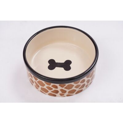 Ceramiczna miska dla zwierząt 15,5 x 15,5 x 6 cm