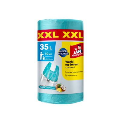 Worki na śmieci T-shirt Smart XL 35 l 50 sztuk Jan Niezbędny