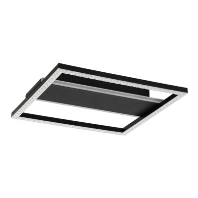 Lampa sufitowa Donya LED 24W 4000 K 33 x 33 cm czarny