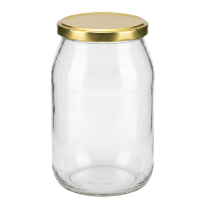 Słój z nakrętką 900 ml 8 sztuk