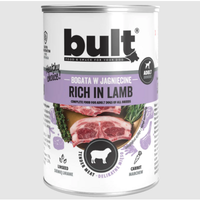 Karma mokra dla psa z jagnięciną 0,4 kg Bult
